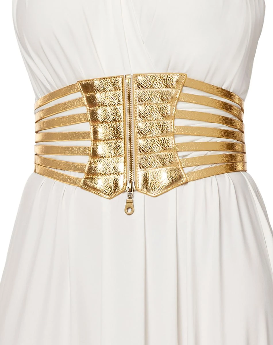 Spirit Halloween Gold Roman Waist Cincher 4 Spirit Halloween Gold Roman Waist Cincher - Image 2