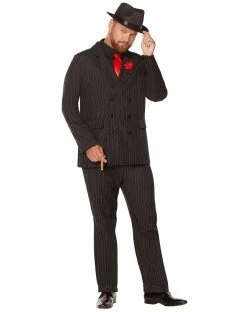 Spirit Halloween Adult Gangster Suit Plus Size Costume
