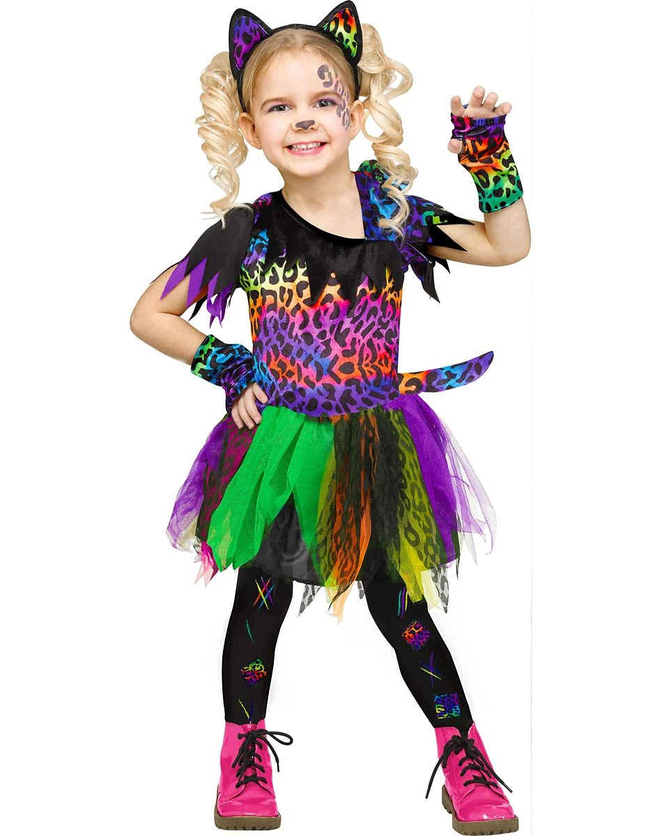 Spirit Halloween Toddler Rainbow Cat Costume 3 Spirit Halloween Toddler Rainbow Cat Costume