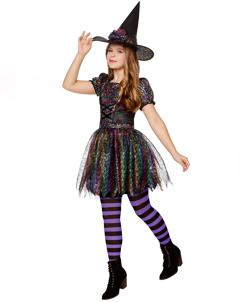 Spirit Halloween Kids Sequin Witch Costume 3 Spirit Halloween Kids Sequin Witch Costume