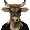 Spirit Halloween Moving Mouth Bull Scarecrow Full Mask -HALLOWEEN COSTUMES Sales 01471218 a