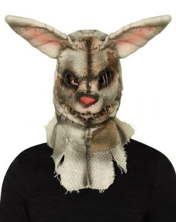 Spirit Halloween Moving Mouth Rabbit Scarecrow Full Mask