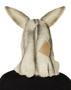 Spirit Halloween Moving Mouth Rabbit Scarecrow Full Mask -HALLOWEEN COSTUMES Sales 01471366 c