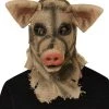 Spirit Halloween Moving Mouth Pig Scarecrow Full Mask -HALLOWEEN COSTUMES Sales 01471374 a