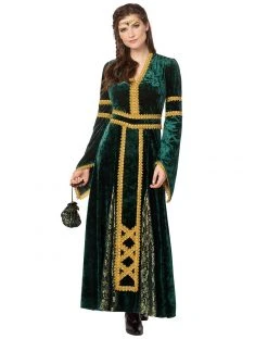 Spirit Halloween Adult Emerald Medieval Costume