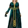 Spirit Halloween Adult Emerald Lady Plus Size Costume
