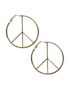 Spirit Halloween Peace Sign Earrings