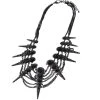 Spirit Halloween Black Chain Link Necklace -HALLOWEEN COSTUMES Sales 01473156 a