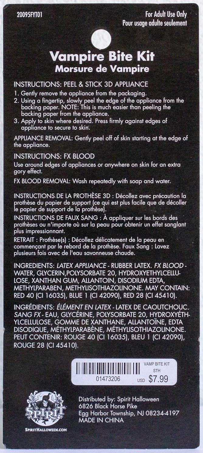 Spirit Halloween Vampire Bite Appliance Kit 4 Spirit Halloween Vampire Bite Appliance Kit - Image 2