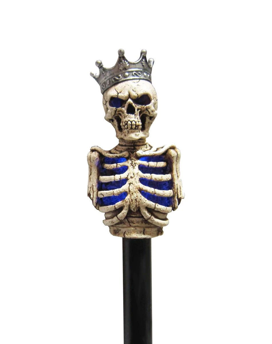 Spirit Halloween Light-Up Skeleton Staff 4 Spirit Halloween Light-Up Skeleton Staff - Image 2
