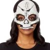 Spirit Halloween Witch Doctor Skull Half Mask -HALLOWEEN COSTUMES Sales 01473297 a