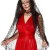 Spirit Halloween Long Lace Veil -HALLOWEEN COSTUMES Sales 01473776 a