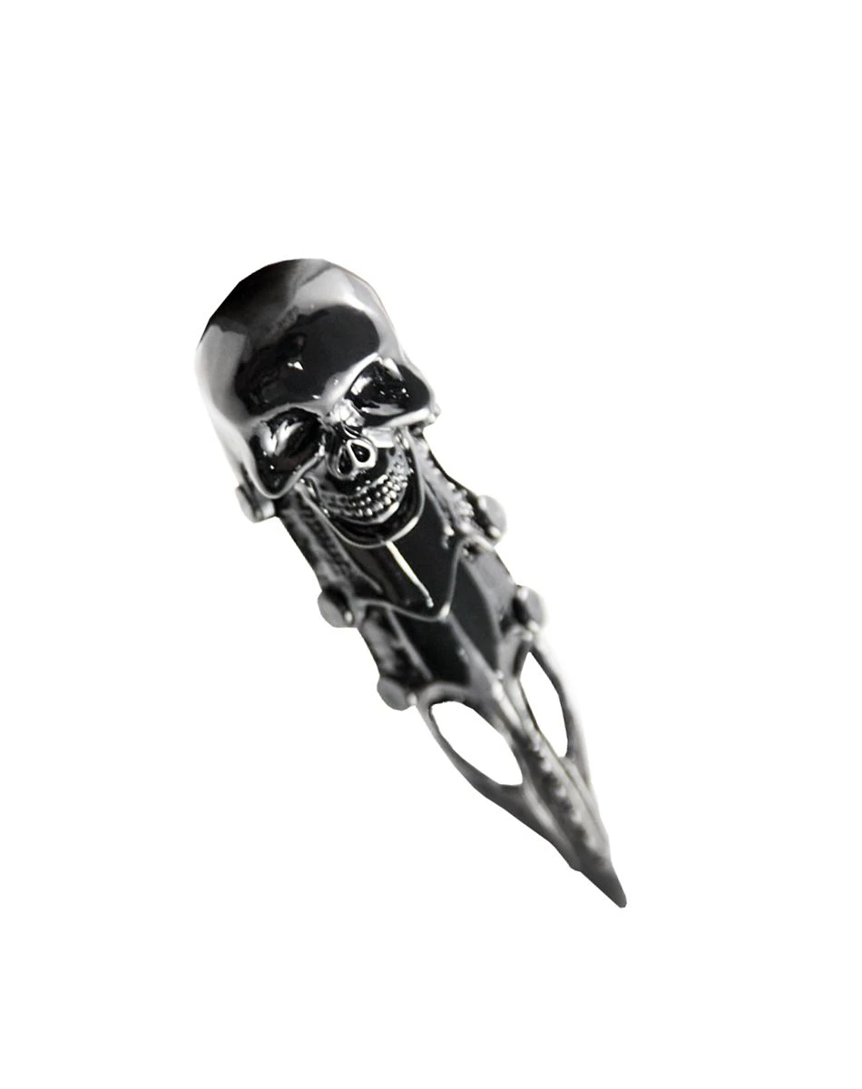Spirit Halloween Skeleton Finger Armor Ring 3 Spirit Halloween Skeleton Finger Armor Ring