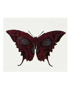 Spirit Halloween Butterfly Skull Temporary Tattoo