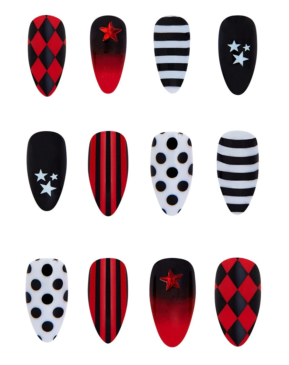 Spirit Halloween Scary Clown Press On Nails 3 Spirit Halloween Scary Clown Press On Nails