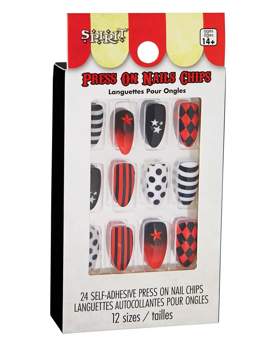 Spirit Halloween Scary Clown Press On Nails 5 Spirit Halloween Scary Clown Press On Nails - Image 3