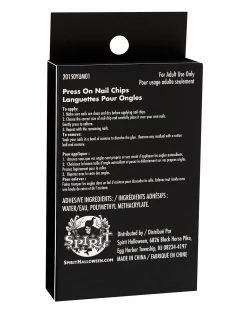 Spirit Halloween Scary Clown Press On Nails 9 Spirit Halloween Scary Clown Press On Nails -HALLOWEEN COSTUMES Sales 01474865 d