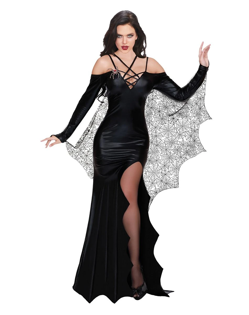 Spirit Halloween Adult Black Widow Dress Costume 3 Spirit Halloween Adult Black Widow Dress Costume