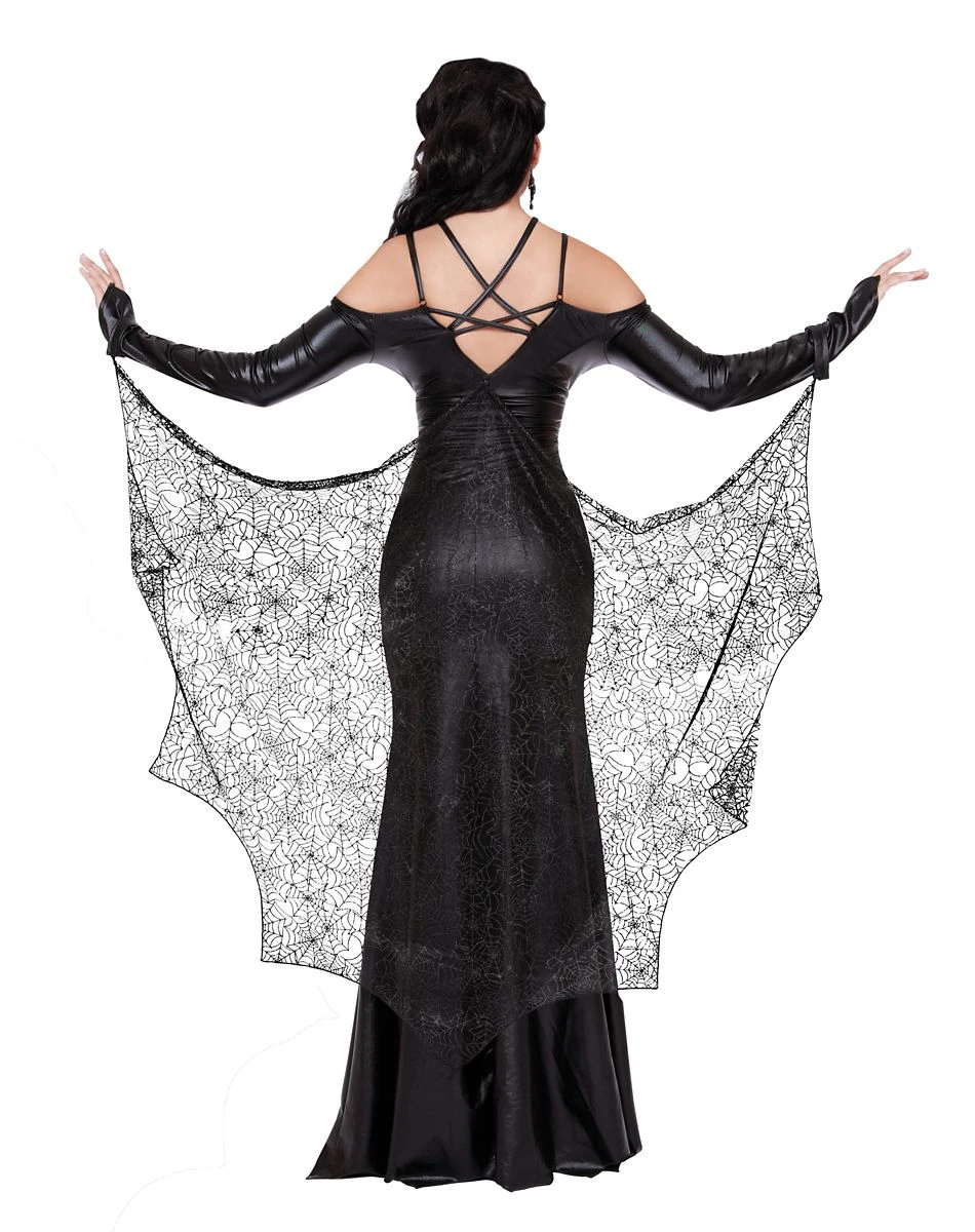 Spirit Halloween Adult Black Widow Dress Costume 4 Spirit Halloween Adult Black Widow Dress Costume - Image 2