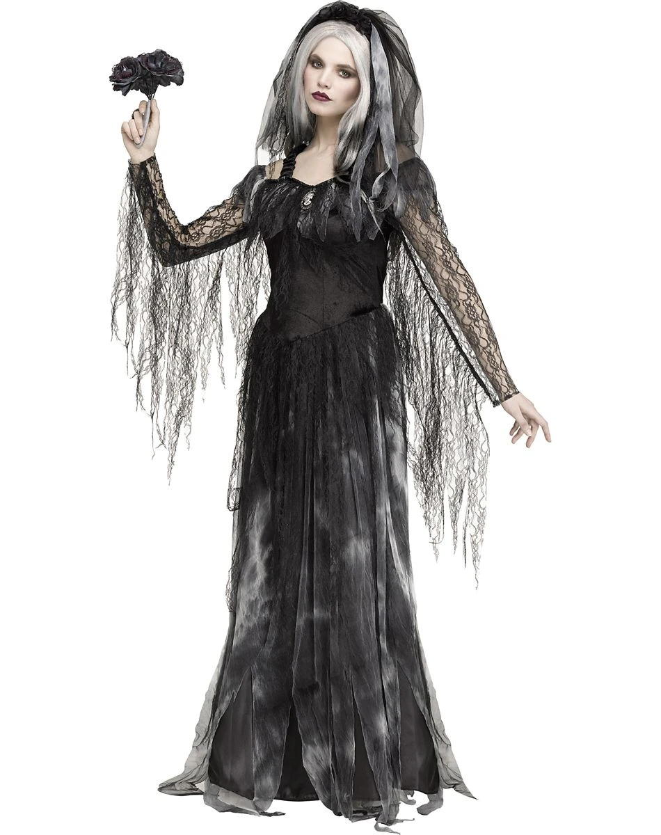 Spirit Halloween Adult Cemetery Bride Costume 3 Spirit Halloween Adult Cemetery Bride Costume