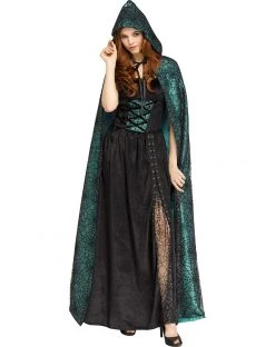Spirit Halloween Adult Emerald Sorceress Costume