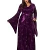 Spirit Halloween Plus Size Adult Velvet Celestial Robe -HALLOWEEN COSTUMES Sales 01475557 a