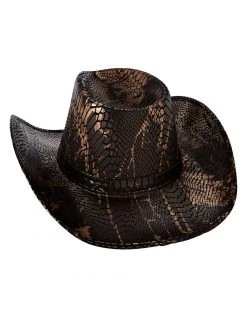 Spirit Halloween Snakeskin Cowboy Hat 7 Spirit Halloween Snakeskin Cowboy Hat -HALLOWEEN COSTUMES Sales 01477876 c