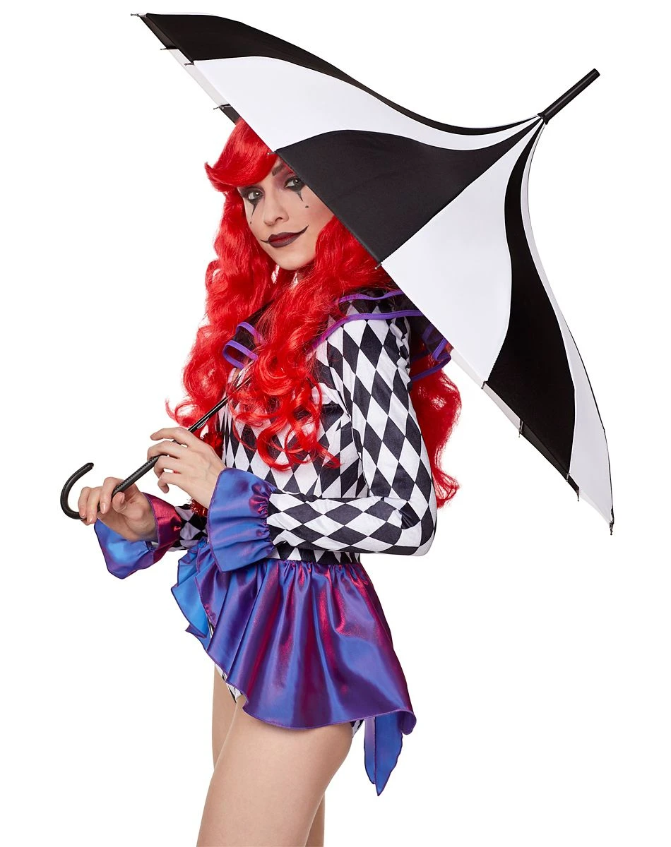 Spirit Halloween Circus Clown Umbrella 3 Spirit Halloween Circus Clown Umbrella