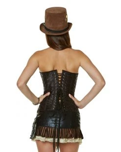 Spirit Halloween Applique Steampunk Corset 6 Spirit Halloween Applique Steampunk Corset -HALLOWEEN COSTUMES Sales 01479393 b