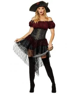 Spirit Halloween Adult Lady of Seas Costume