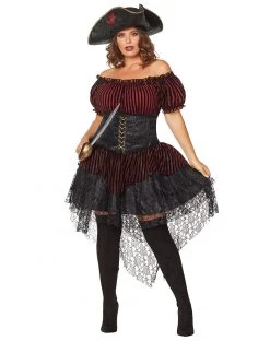 Spirit Halloween Adult Lady of the Seas Plus Size Costume