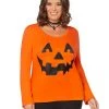 Spirit Halloween Cross Pumpkin Plus Size Sweatshirt 1 Spirit Halloween Cross Pumpkin Plus Size Sweatshirt -HALLOWEEN COSTUMES Sales 01479583 a