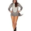Spirit Halloween Adult Wolf Romper Costume -HALLOWEEN COSTUMES Sales 01479609 a