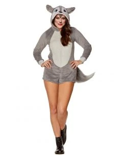 Spirit Halloween Adult Wolf Romper Costume -HALLOWEEN COSTUMES Sales 01479617 a