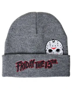 Spirit Halloween Jason Voorhees Beanie Hat - Friday the 13th