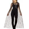 Spirit Halloween Adult Black Lace Cape 1 Spirit Halloween Adult Black Lace Cape -HALLOWEEN COSTUMES Sales 01479922 a