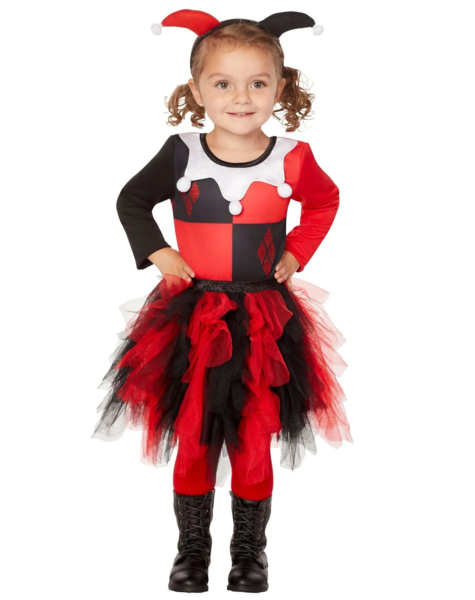 Spirit Halloween Toddler Harley Quinn Dress - DC Comics 3 Spirit Halloween Toddler Harley Quinn Dress - DC Comics