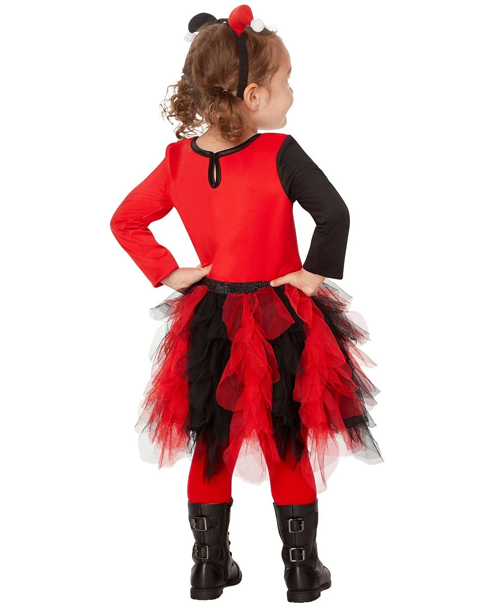 Spirit Halloween Toddler Harley Quinn Dress - DC Comics 4 Spirit Halloween Toddler Harley Quinn Dress - DC Comics - Image 2