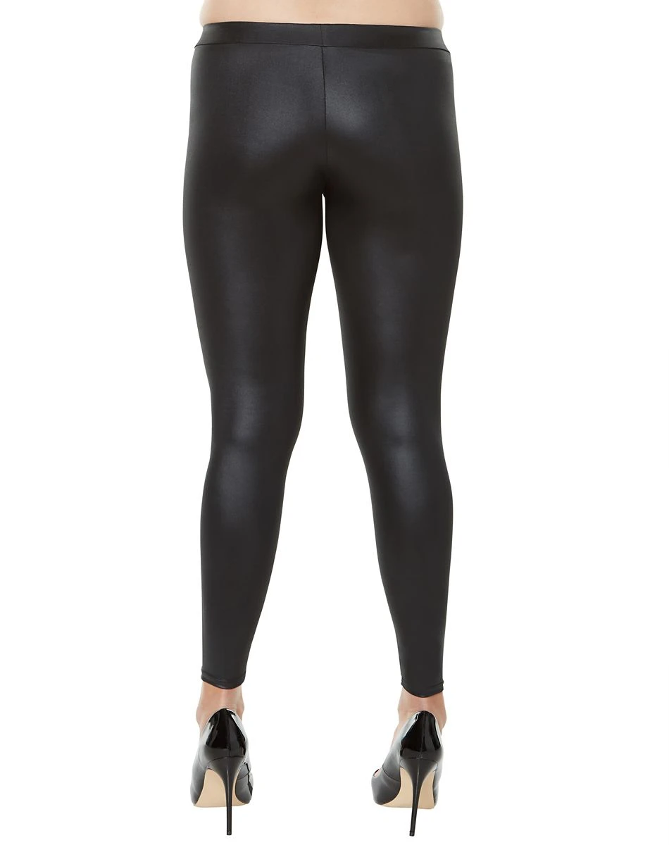 Spirit Halloween Wet Look Leggings 4 Spirit Halloween Wet Look Leggings - Image 2