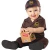 Spirit Halloween Baby UPS Worker Costume 2 Spirit Halloween Baby UPS Worker Costume -HALLOWEEN COSTUMES Sales 01481472 a