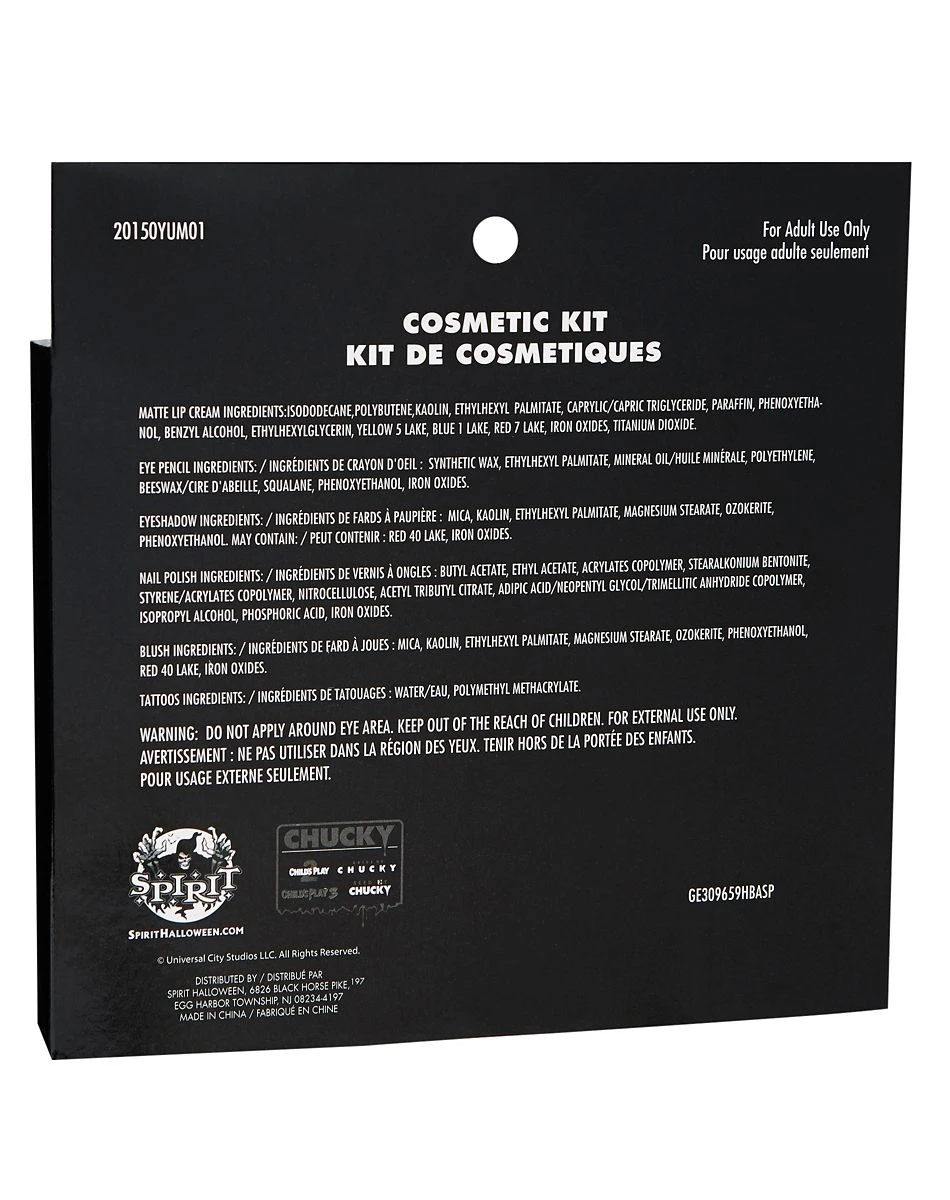 Spirit Halloween Tiffany Makeup Kit - Bride of Chucky 5 Spirit Halloween Tiffany Makeup Kit - Bride of Chucky - Image 3