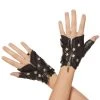 Spirit Halloween Studded Punk Rock Fingerless Gloves -HALLOWEEN COSTUMES Sales 01484823 a