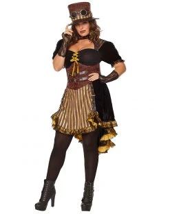 HALLOWEEN COSTUMES Sales 17 Spirit Halloween Adult Steampunk Lady Plus Size Costume