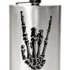 Spirit Halloween Skeleton Punk Flask