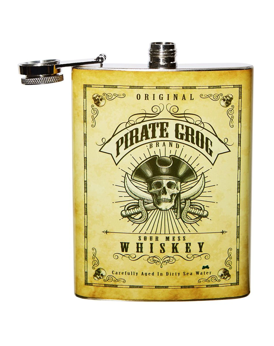 Spirit Halloween Pirate Flask - 8 oz. 4 Spirit Halloween Pirate Flask - 8 oz. - Image 2