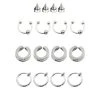 Spirit Halloween 16 Piece Clip On Punk Jewelry Set -HALLOWEEN COSTUMES Sales 01486661 a