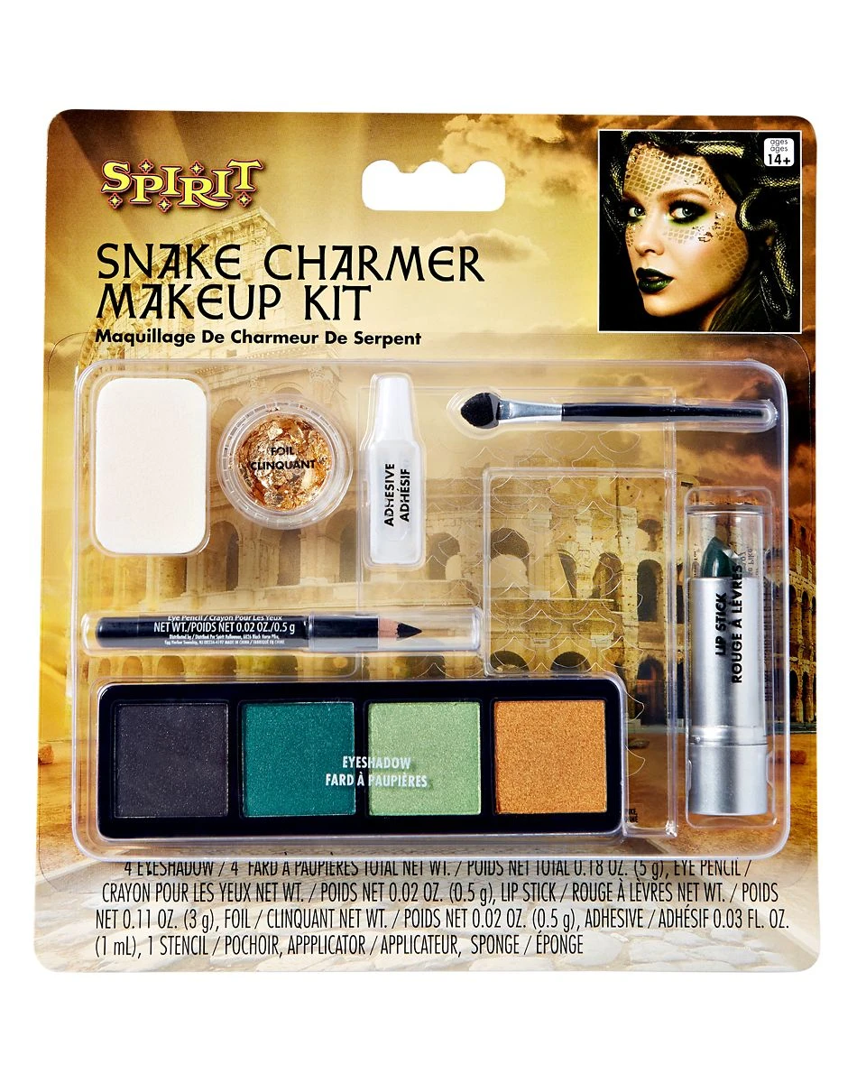 Spirit Halloween Snake Charmer Makeup Kit 3 Spirit Halloween Snake Charmer Makeup Kit