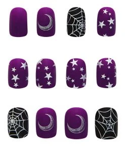 Spirit Halloween Kids Twilight Press On Witch Nails