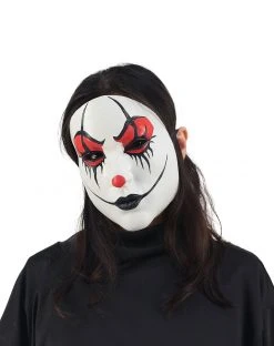 Spirit Halloween Female Clown Half Mask