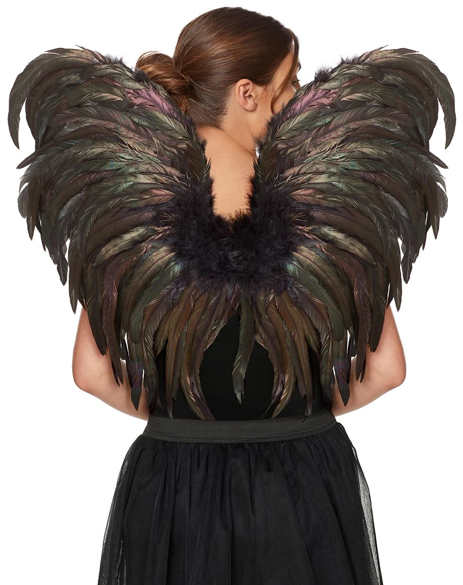 Spirit Halloween Fallen Angel Oil Slick Wings 3 Spirit Halloween Fallen Angel Oil Slick Wings